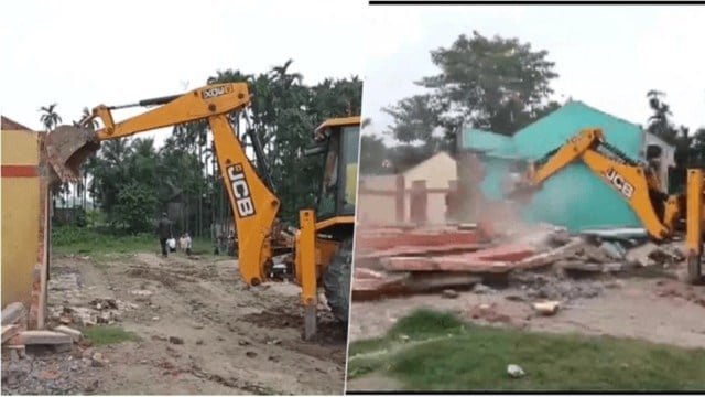 Assam govt demolishes houses of rape accused, others Goalpara