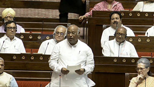 Kharges RSS remark causes uproar in Rajya Sabha, Dhankhar asks: Is it a crime to be part of an organisation